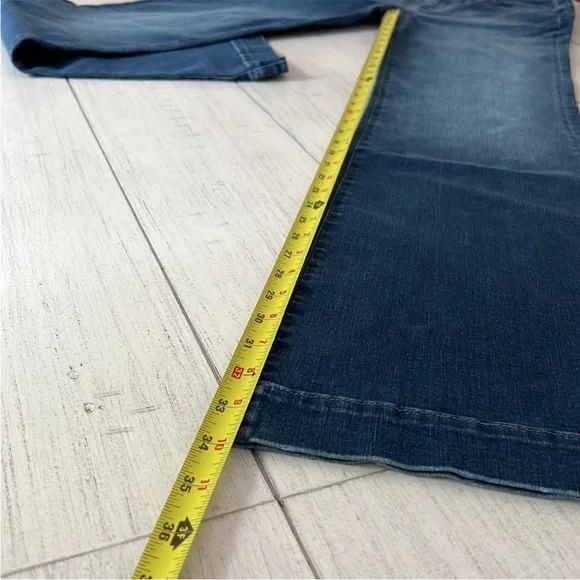 7 For All Mankind Dojo Original Trouser NWT Size 28 7FAMK Silver Stitching - Picture 11 of 11